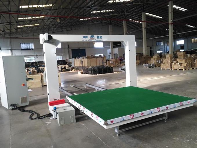 Vacuum Table CNC Foam Cutting Machine With Oscillating Blade Adjustable