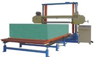 High And Low Density Foam Cutting Equipment For Sponge Block With 6m Table