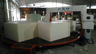 Horizontal Carousel Foam Cutting Equipment For Multi Block Foam Continuously Slicing