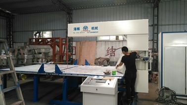 Vertical Digital Sponge Cutting Machine , Automatic Foam Cutting Machinery For Sponge Mattress