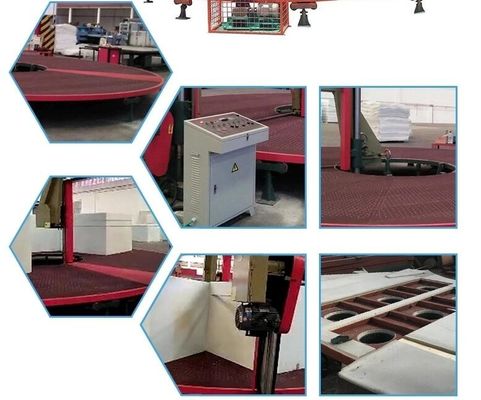 Carrousel Splitting Foam Cutting Machine for Continue Horizontal Cutting Several Sponge Block