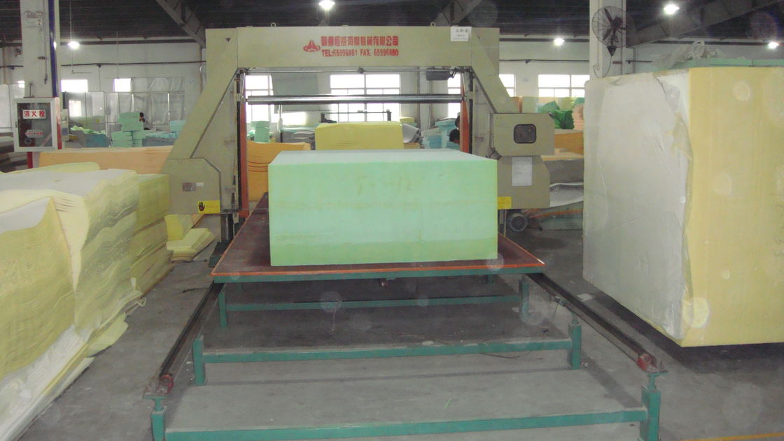 Horizontal Carrousel Foam Cutting Machine , Splitting Polyurethane Foam Machine