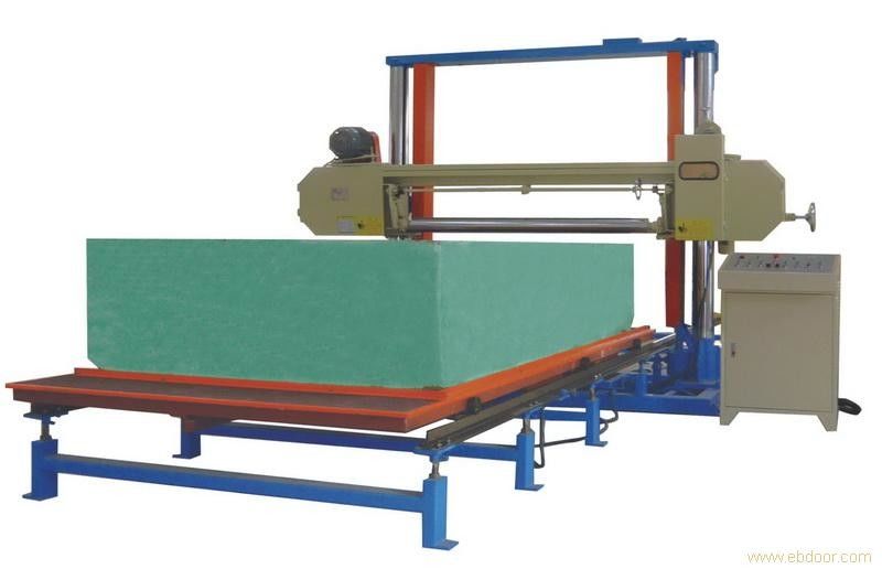 Horizontal Automatic Polyurethane / PU Foam Cutting Machine For Sponge Sheet