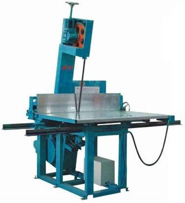 PU / Polyurethane Vertical Foam Cutting Machine , High Density Foam Cutter Equipment