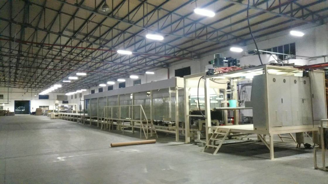 Fully Auto Mattress Foam Manufacturing Machine , Continuous Foam Board Production Line