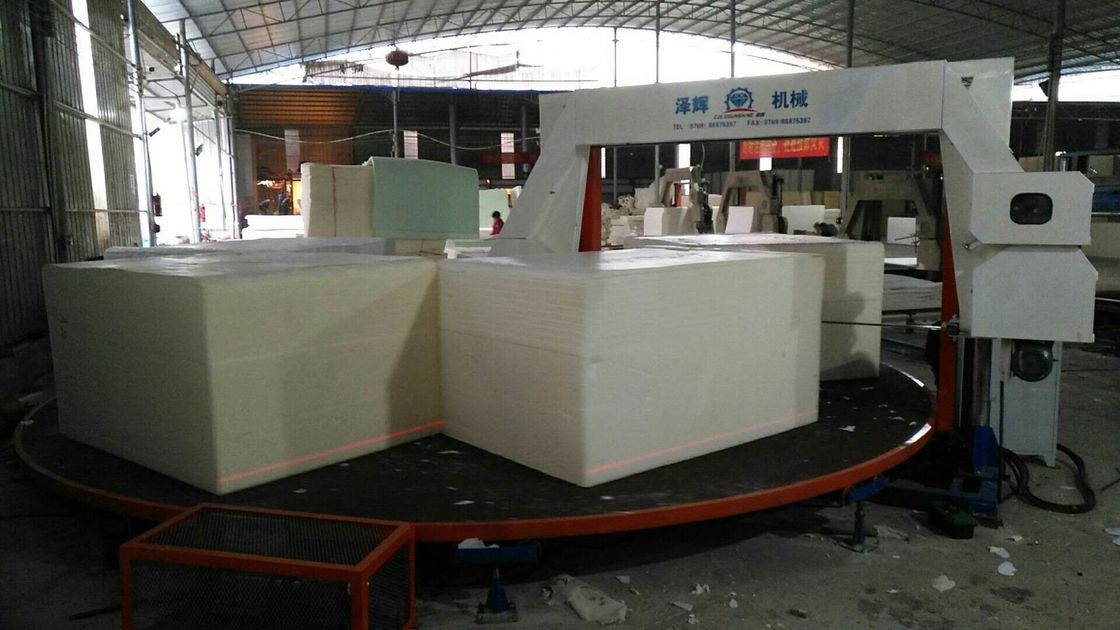 Carrousel Splitting Foam Cutting Machine for Continue Horizontal Cutting Several Sponge Block